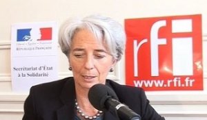 message à Ingrid Betancourt - Christine Lagarde