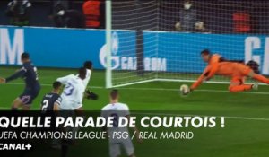 Thibaut Courtois sort une parade exceptionnelle - UEFA Champions League - PSG / Real Madrid