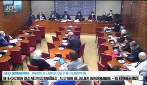 Séance publique à l'Assemblée nationale - Interdiction des néonicotinoïdes : audition de Julien Denormandie