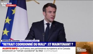 Emmanuel Macron sur le Mali: "Nous ne pouvons pas rester engagés militairement aux côtés d'autorités dont nous ne partageons ni la stratégie, ni les objectifs cachés"