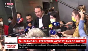 Fabien Rajon, l'avocat de la mère de Maëlys, s'exprime avec les larmes aux yeux, à l'issue du procès: "J’ai été particulièrement fier de défendre cette famille"