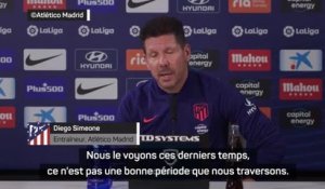 25e j. - Simeone : "Je crois en mes joueurs"