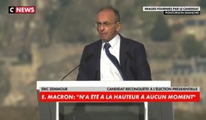 Réunion publique d’Éric Zemmour depuis Pontorson (Mont Saint-Michel) : «En 2017, la France a élu le néant et elle est tombée dedans»