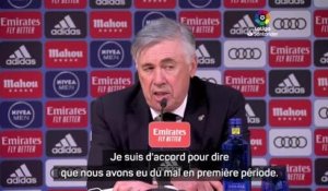 25e j. - Ancelotti : "Les joueurs ont bien appliqué les consignes"