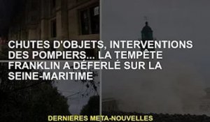 Chutes d'objets, intervention des pompiers... La tempête Franklin a balayé la Seine-sur-Mer