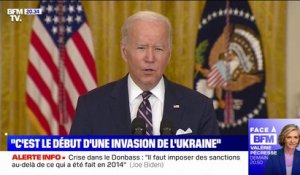 "On peut toujours éviter le pire" affirme Joe Biden au sujet de la crise ukrainienne