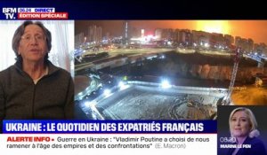 "Les gens ont compris que c'est la guerre": ce Français expatrié en Ukraine explique son quotidien, au lendemain du début de l'invasion russe
