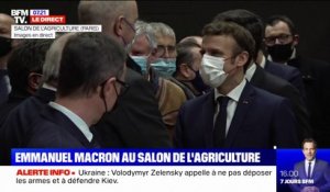 Emmanuel Macron est venu inaugurer le salon de l'agriculture