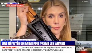 "J'ai décidé de prendre les armes pour protéger ma famille": le témoignage d'une députée ukrainienne sur BFMTV