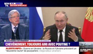 Guerre en Ukraine: Jean-Pierre Chevènement a été "extrêmement surpris" par l'invasion russe