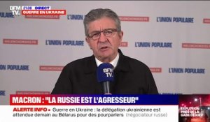 Jean-Luc Mélenchon sur les sanctions contre la Russie: "Je pense qu'il faut frapper dur et fort les oligarques plutôt que le peuple"