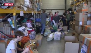 En France, les associations d'aide humanitaire se préparent