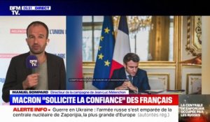 Lettre d'Emmanuel Macron: Manuel Bompard, directeur de campagne de Mélenchon, aurait plutôt attendu "une lettre d'excuses"