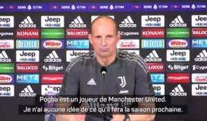 Juventus - Allegri : "Parler de Pogba n'a aucun sens"