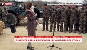 Florence Parly s'adresse aux militaires de l'OTAN en Roumanie