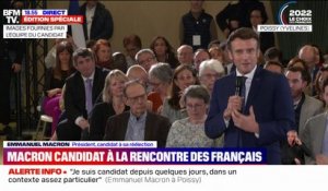 Emmanuel Macron sur sa candidature: "Je veux y retourner parce que j'ai de l'ambition pour notre pays"