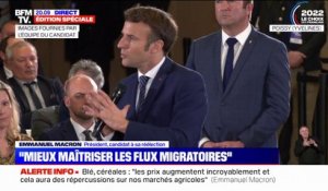 Emmanuel Macron: "On doit réussir à mieux protéger nos frontières et à mieux maîtriser les flux migratoires"