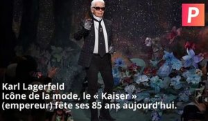 Karl Lagerfeld : Icône de la mode, le "Kaiser" fête ses 85 ans aujourd’hui