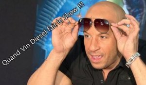 Exclu Vidéo : Vin Diesel fait le show à la première du film "Les Gardiens de la Galaxie" !