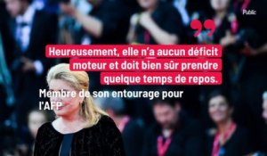 Catherine Deneuve est remise de son accident vasculaire