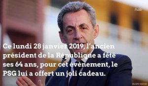 Nicolas Sarkozy gâté par les joueurs du PSG pour son 64ème anniversaire !