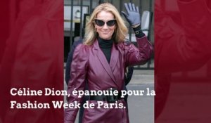 Céline Dion, épanouie pour la Fashion Week de Paris