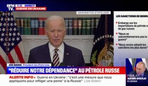 Joe Biden assure que "l'Ukraine ne sera jamais synonyme de victoire pour Poutine"