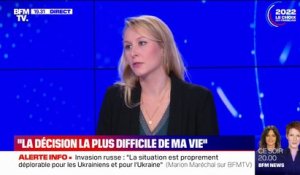 Marion Maréchal: Rejoindre Éric Zemmour a été la "décision la plus difficile de ma vie"