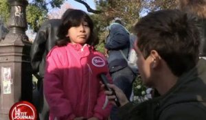 Témoignage petite fille après les attentats dans Le Petit Journal (Canal+)