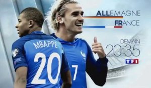 Football France allemagne - TF1 - 14 11 17