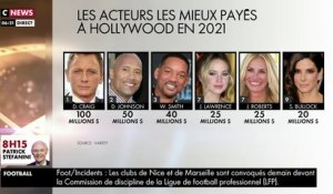 Zapping du 25/08 : Avec cent millions de dollars Daniel Craig devient l'acteur le mieux payés d'Hollywood en 2021