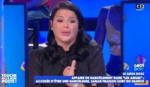 Sarah Fraisou en larmes dans TPMP