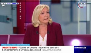 Pour Marine Le Pen, l'annonce d'une remise de 15 centimes par litre d'essence est "dérisoire"