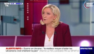 Marine Le Pen sur les crimes de guerre en Ukraine: "Il faut tout de suite déclencher une enquête de l'ONU"