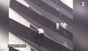 Zapping du 28/05 : Il escalade un immeuble pour sauver un enfant suspendu dans le vide