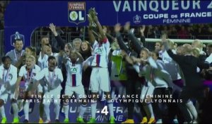 Foot féminin finale coupe de france - Lyon PSG - france 4 - 31 05 18