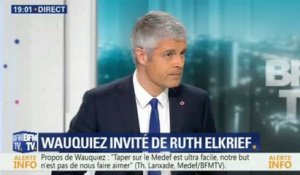 BFMTV : Laurent Wauquiez attaque Quotidien