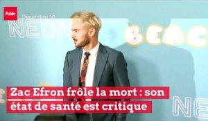 URGENT - Zac Efron frôle la mort : son état de santé est critique