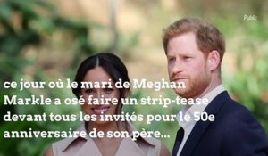 Complètement saoul, le Prince Harry se met nu devant de prestigieux invités…