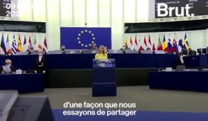 Guerre en Ukraine : l'émouvant discours de la Première ministre d'Estonie au Parlement européen