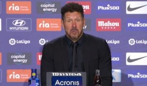 Atlético - Simeone : "Nous devons revenir à notre meilleur niveau"