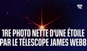 La 1re photo nette d'une étoile par le télescope James Webb
