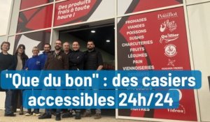 "Que du bon" : des casiers accessibles 24h/24