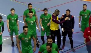Images maritima: avec les handballeurs du Maroc lors de leur match à Martigues