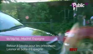 Exclu Vidéo : Felipe et Letizia d'Espagne : retour à l'école pour les princesses Leonor et Sofia