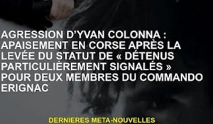 Agression d'Ivan Colonna : politique d'apaisement en Corse après que deux commandos d'Erignac ont ét