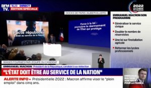 Emmanuel Macron promet de créer "200 brigades de gendarmerie" et de "doubler la présence des forces de sécurité intérieure"