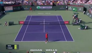 Indian Wells - Nadal élimine un Kyrgios survolté