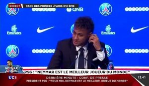 Vidéo : PSG : Les premiers mots de Neymar Jr : "Je voulais un plus grand défi"