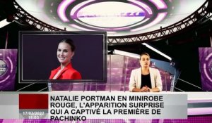 Natalie Portman étourdit à la première de Pachinko en rouge Minijupe